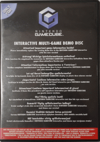 Interactive Multi-Game Demo Disk - March 2002 PAL Gamecube PAL box art